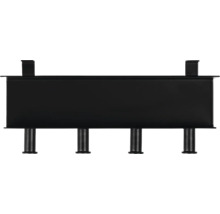 Handtuchhalter mit vier Stangen zur Wandmontage