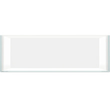 Rechteckiger Spiegel für Badezimmer