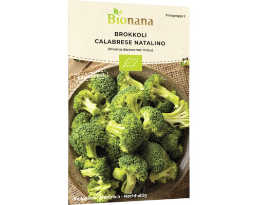 Gemüsesamen Bionana Broccoli 'Calabrese natalino'