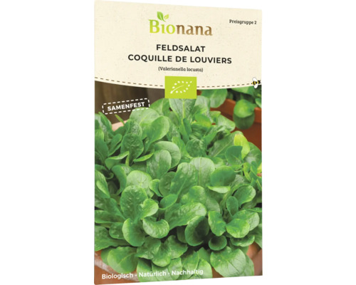 Salatsamen Bionana Feldsalat 'Coquille de Louviers'