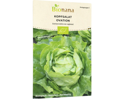 Salatsamen Bionana Kopfsalat 'Ovation'