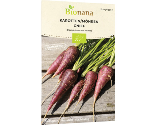 Gemüsesamen Bionana Karotte 'Gniff'