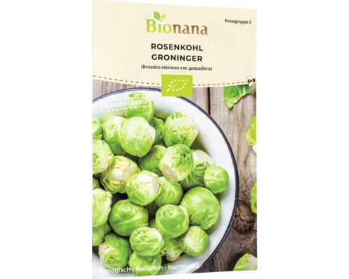 Gemüsesamen Bionana Rosenkohl 'Groninger'