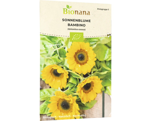 Blumensamen Bionana Sonnenblume 'Bambino'