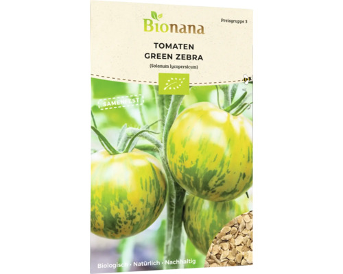 Gemüsesamen Bionana Tomate 'Green Zebra'