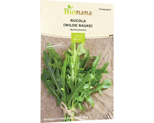 Kräutersamen Bionana Rucola 'Wilde Rauke'