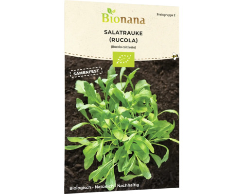 Kräutersamen Bionana Rucola 'Salatrauke'