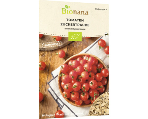 Gemüsesamen Bionana Tomate 'Zuckertraube'