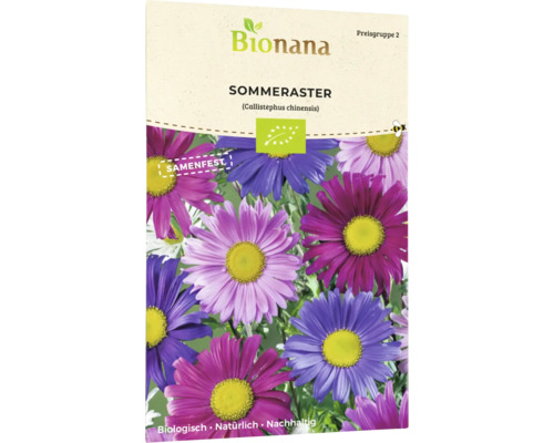 Blumensamen Bionana Sommeraster 'Callistephus chinensis'