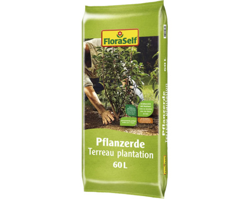 Pflanzerde FloraSelf 60 L FloraSelf Pflanzerde 60 Liter Sack