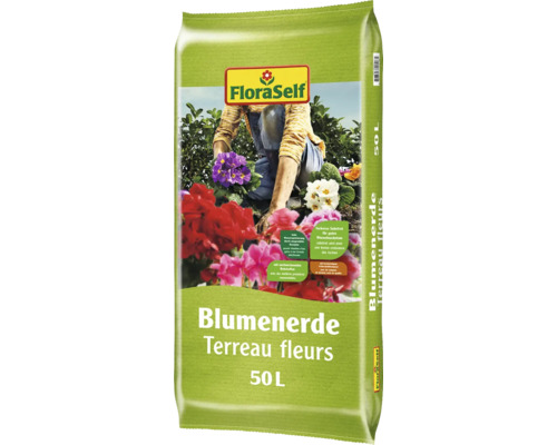 Blumenerde FloraSelf 50 L Blumenerde im 50 Liter Sack
