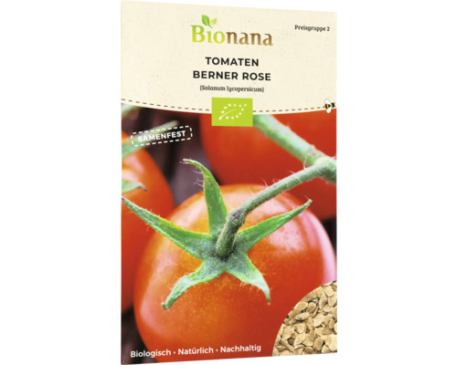 Gemüsesamen Bionana Tomate 'Berner Rose'