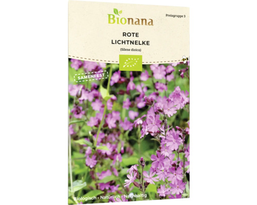 Blumensamen Bionana Rote Lichtnelke 'Silene dioica'