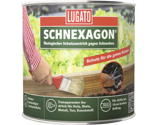 Öko-Schutzanstrich Schnexagon Lugato gegen Nacktschnecken 375ml