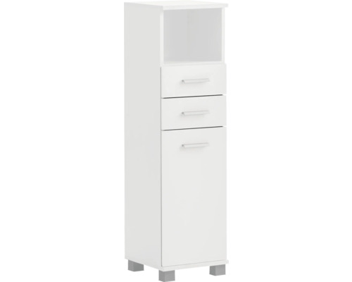 Highboard Palermo 30,3 x 110,5 cm x 32,6 cm Frontfarbe weiß