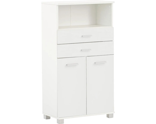 Highboard Palermo 59,8 x 110,5 cm x 32,6 cm Frontfarbe weiß