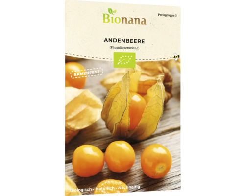 Gemüsesamen Bionana Andenbeere 'Andenbeere Schönbrunner Gold'