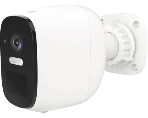 Überwachungskamera Nedis SmartLife WLAN Smart Home-fähig IP66, mit Bewegungserkennung Kabellose Überwachungskamera mit Halterung