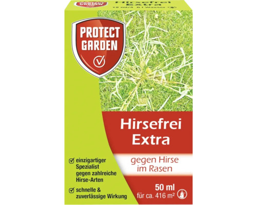 Rasen-Hirsefrei Extra Protect Garden 50 ml für 416 m² Packung Hirsefrei Extra zur Rasenpflege