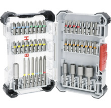 Bitset mit verschiedenen Bits und Steckschlüsseln in einem transparenten Aufbewahrungskoffer