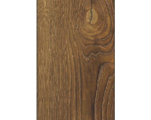 Nahaufnahme einer Holzoberfläche mit Maserung und Ast