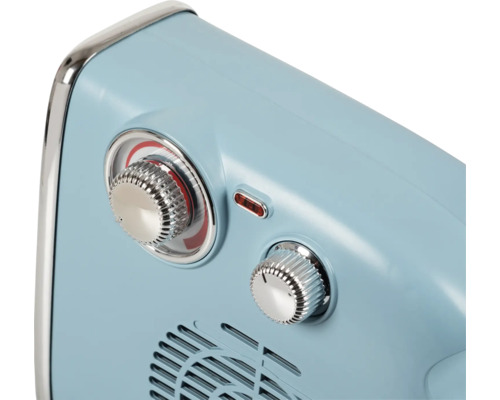 Detailansicht eines Heizlüfters mit Drehreglern zur Temperatureinstellung