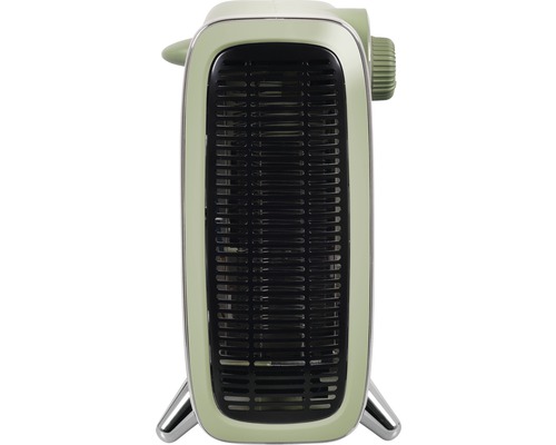 Elektrischer Heizlüfter mit Drehregler und Standfüßen