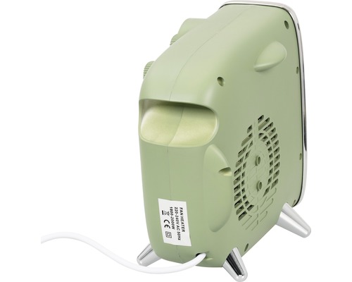 Ventilator Heizgerät aus Kunststoff mit Standfüßen