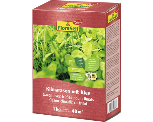 Klimarasen mit Klee FloraSelf Select 1 kg / 40 m²