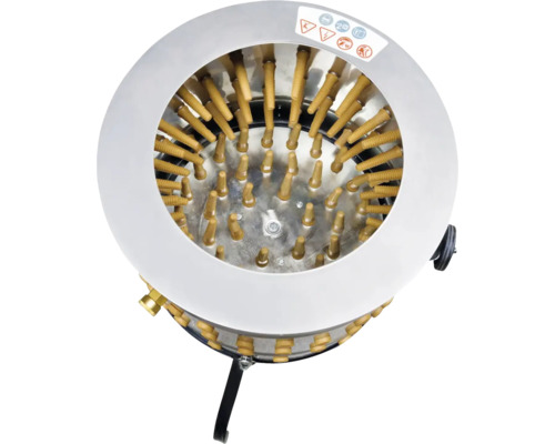 Geflügelrupfmaschine mit Gummifingern zum einfachen Entfernen von Federn