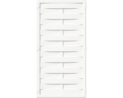 Sichtschutzzaunfeld mit horizontalen Lamellen