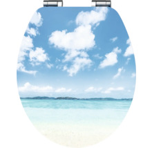 WC-Sitz mit Strandmotiv