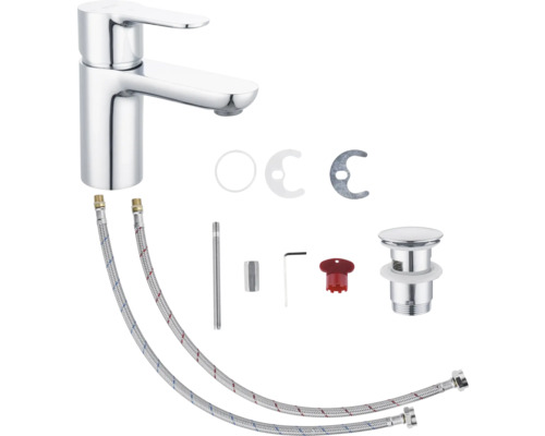 Waschtischarmatur mit Zubehör