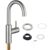 Kaltwasserhahn Avital Clyde XS stainless steel gebürstet