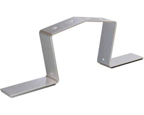 Aufständerung Mitte oben für PV-Module auf Flachdach in Ost/West-Ausrichtung Metall-Dachziegelhalterung mit Schlitzen
