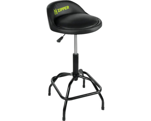 Werkstatthocker mit Zipper Logo