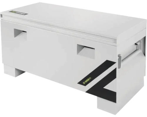 Werkzeugbox Zipper ZI-WKB91, 43 x 56 x 91 cm, pulverbeschichtet, grau Werkbank mit Schubladen zur Aufbewahrung von Werkzeugen
