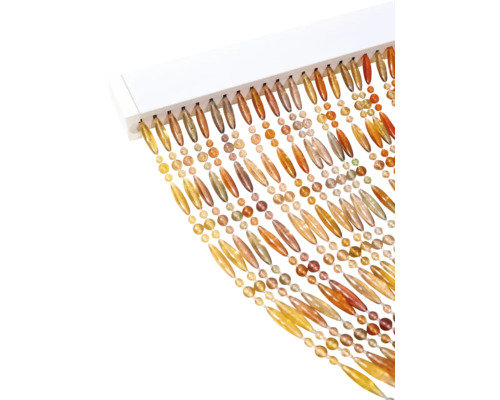 Dekoschals mit Perlen und tropfenförmigen Elementen