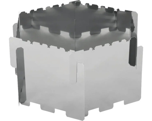 Faltbarer Kocher aus Metall für den Outdoorbereich