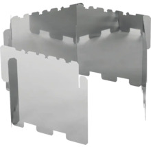 Windschutz aus Metall für Campingkocher