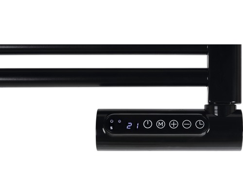 Elektrischer Handtuchwärmer mit Bedienfeld