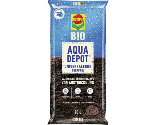 Compo Bio Aqua Depot Universalerde torffrei im 20 Liter Sack