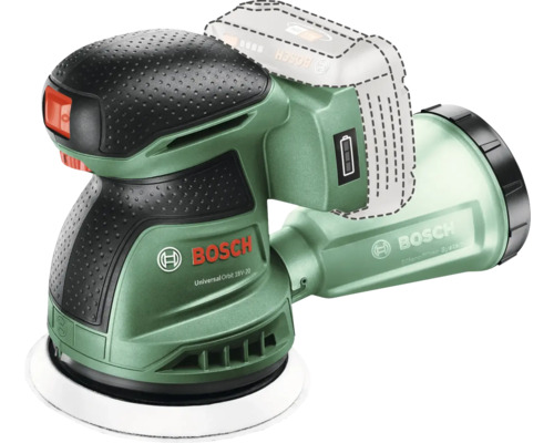 Bosch Exzenterschleifer mit Staubabsaugung und Akku