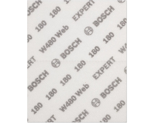 Detailaufnahme von Bosch Schleifpapier Expert W480 Web Körnung 180