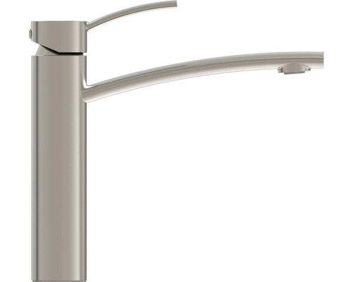 Küchenarmatur Series Nembus edelstahl gebürstet mit Schnellbefestigung "QuickFix" Wasserhahn aus Metall