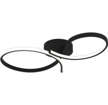 Deckenleuchte mit geschwungenem Design und LED-Beleuchtung