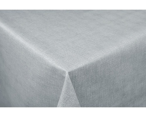 Tischdecke Veniline Linen grau 140 cm breit (Meterware) Tischdecke aus Stoff