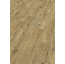 Verlegter Laminatboden in Holzoptik
