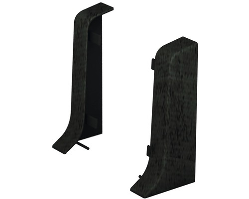 Prinz Endstücke für Klemmsockelleisten Schiefer 50 mm x 22 mm Zwei Heizkörperrohrverkleidungen
