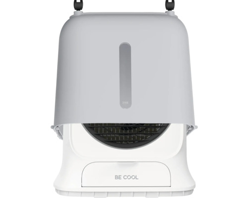 Luftkühler mit Wasserbehälter und ''Be Cool'' Schriftzug